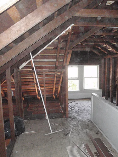 Attic master suite renovation picture