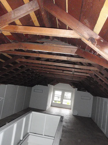 Attic master suite interior design