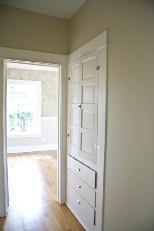 Final look of a beautifully designed hallway
