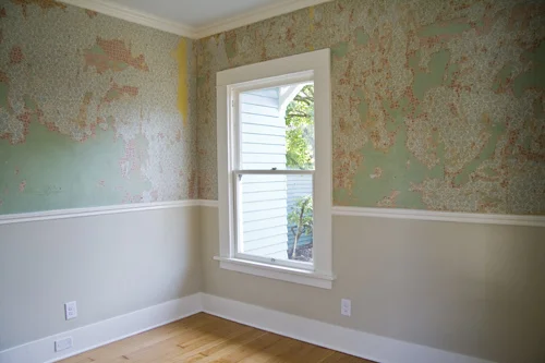 Room wall and window renovation process