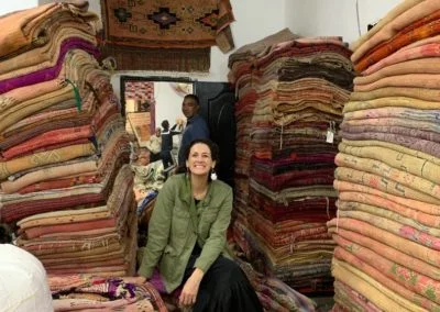 Kelly Rae traveling in Morocco