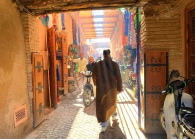 Kelly Rae traveling in Morocco