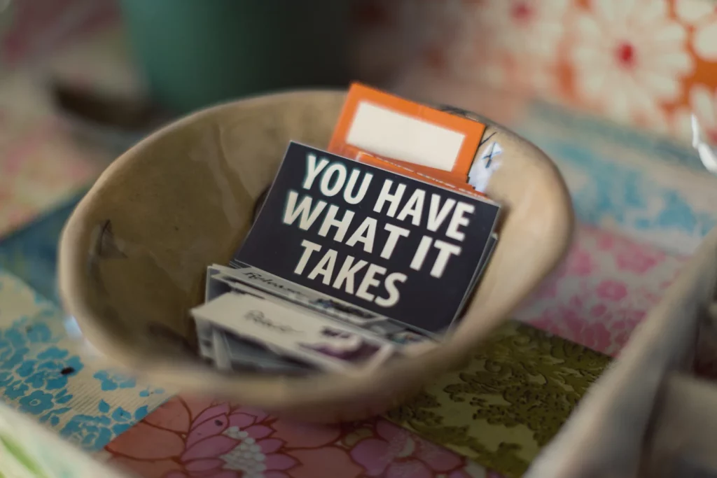 Kelly Rae Roberts' motivational artwork 'You Have What It Takes'