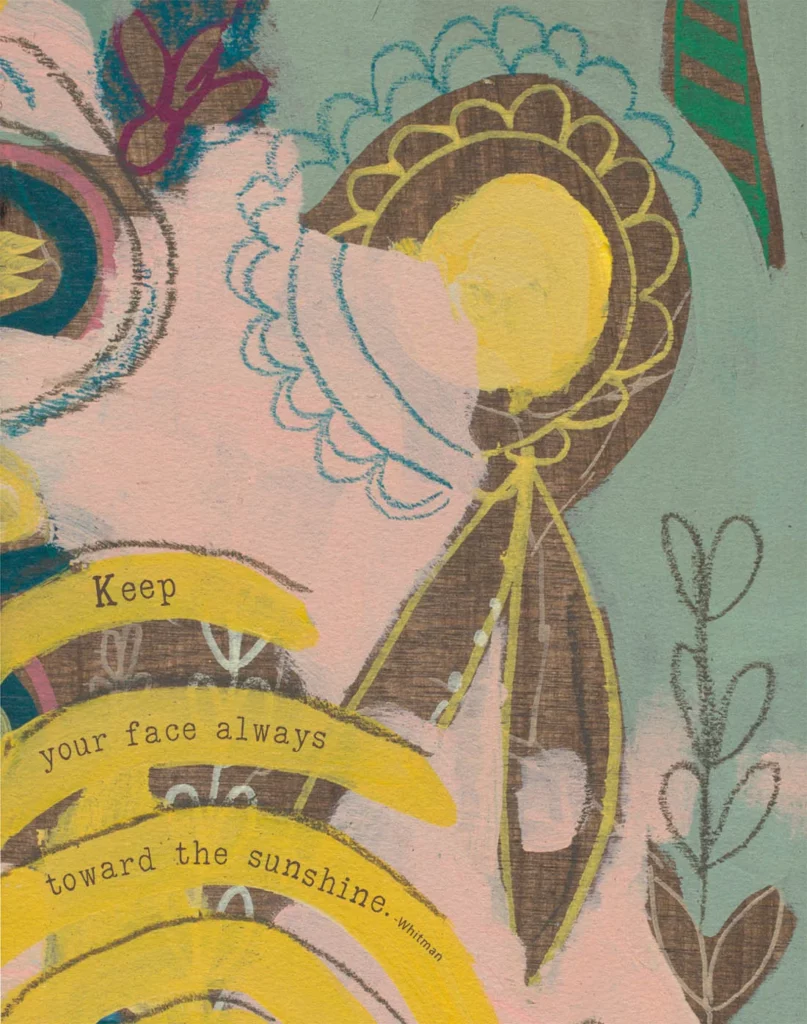 Sunrise image showing pathway towards sunshine