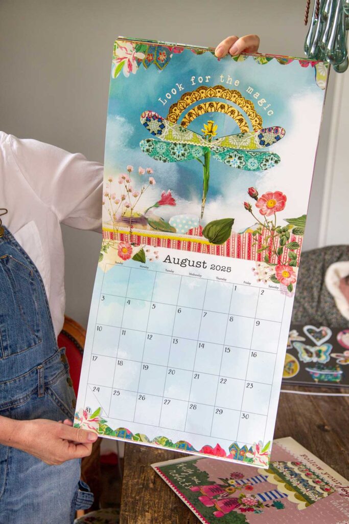 Kelly Rae Roberts 2025 best, most high-quality 12-month wall calendar