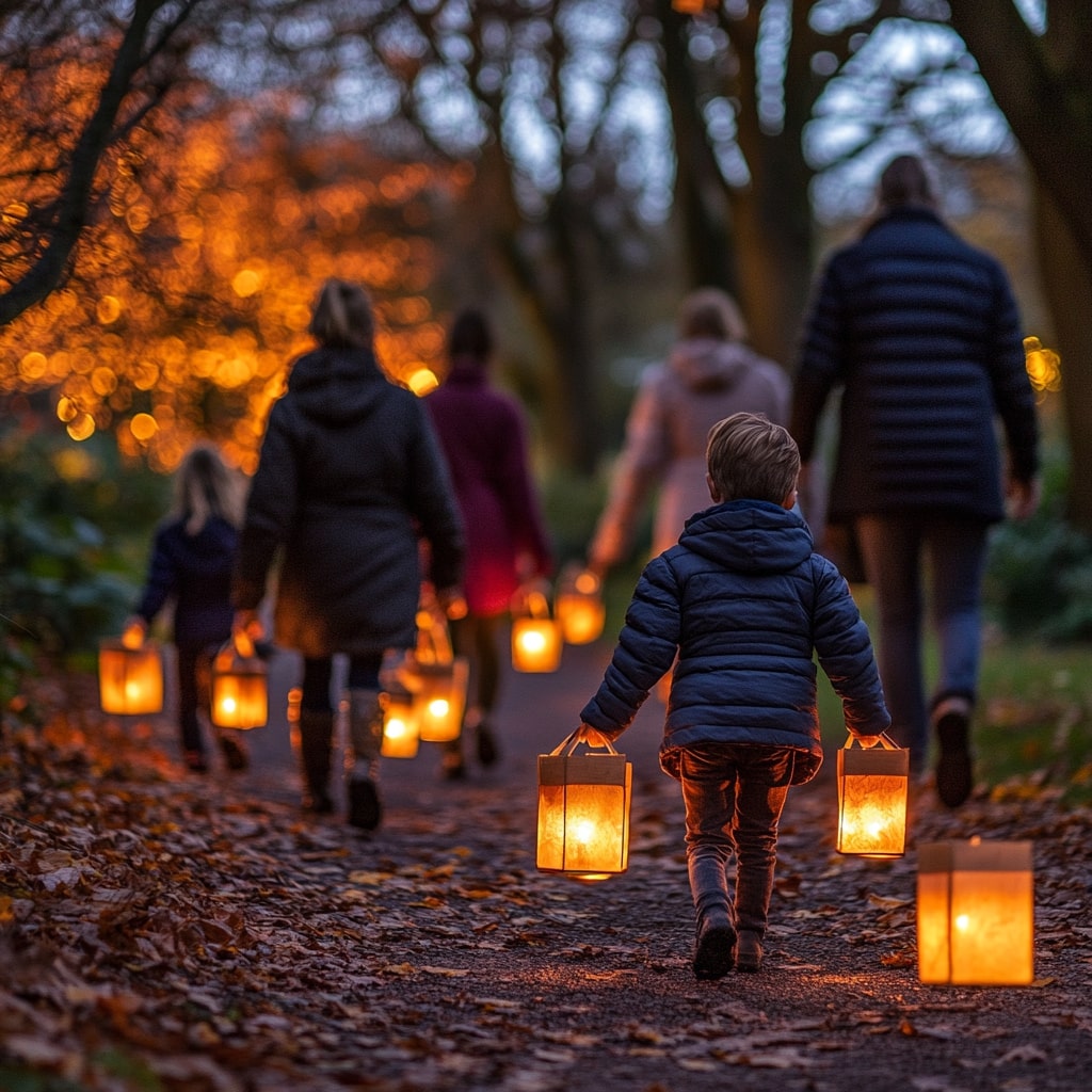 Kelly Rae Roberts lantern walk