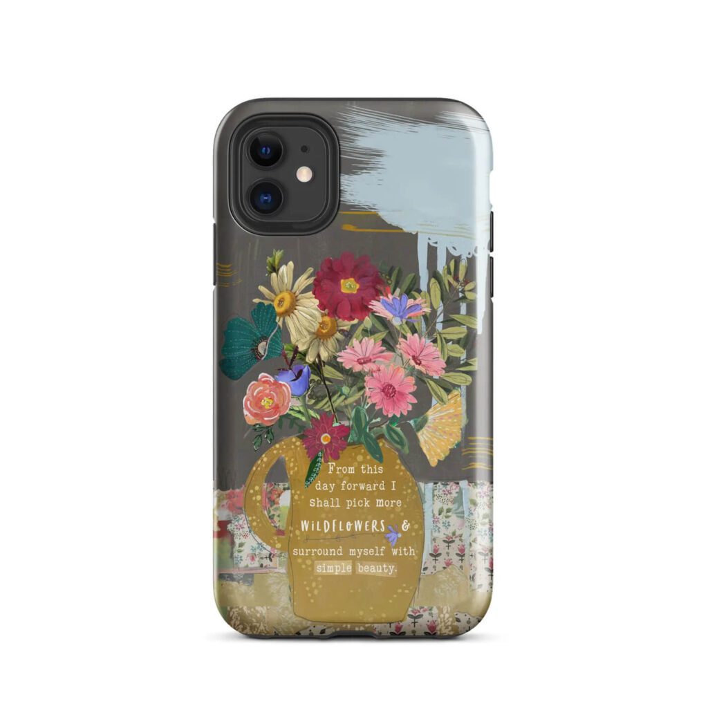 Kelly Rae Roberts Pick More Wildflowers iPhone Case
