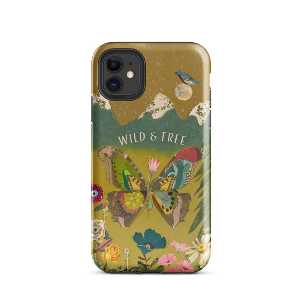 Kelly Rae Roberts Wild and Free iPhone Case