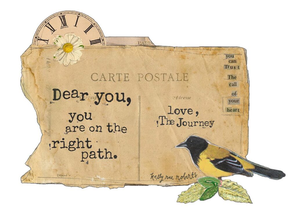 Kelly Rae Roberts Love, The Journey Sticker