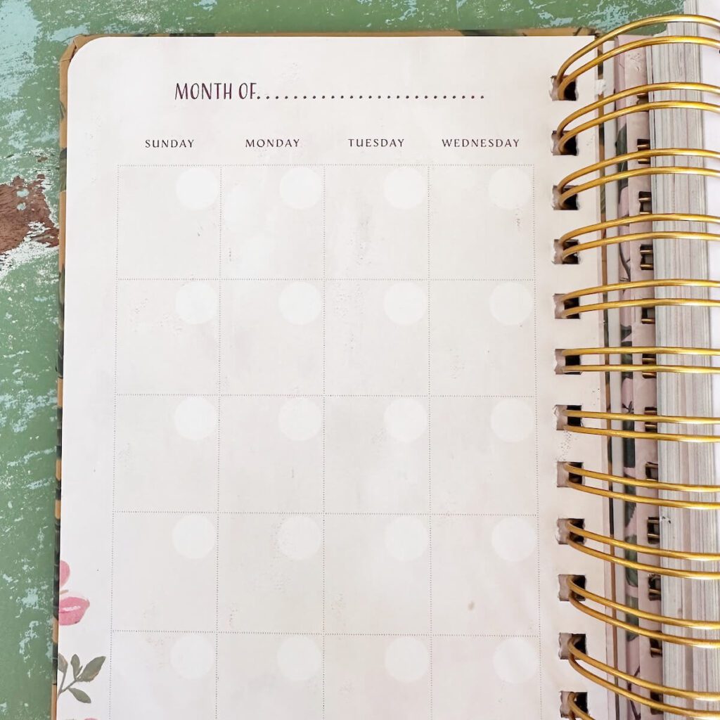 Undated planner by Kelly Rae Roberts