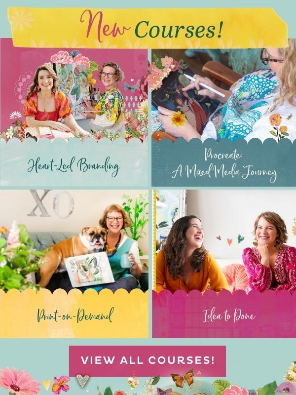 New Courses by Kelly Rae Roberts