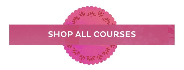 Shop All Courses button for Kelly Rae Roberts offerings