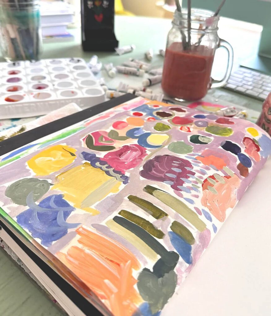 Kelly Rae Roberts sketchbook