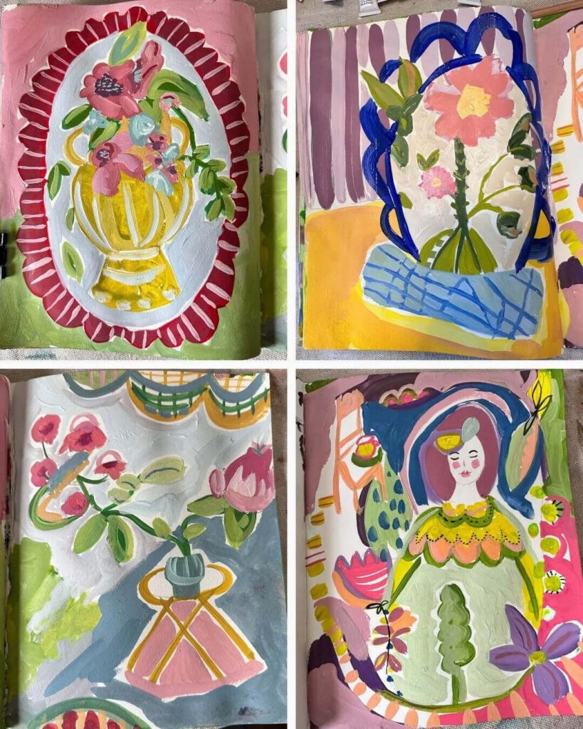 Make Bad Art Journal by mixed media artist Kelly Rae Roberts