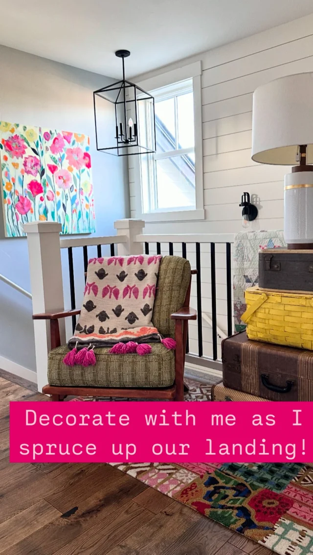 Internet friends! Yellow basket or no yellow basket?

I’ve started bringing our stuff back in the house after massively uncluttering and simplifying. But now that we’re not moving, I’m putting the layers back in for our maximalist vibes.

Having fun along the way💛

I like to wear my joy AND decorate my joy, too. You too?